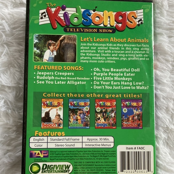 Kidsongs DVD Let’s Learn About Animals - Picture 3 of 3